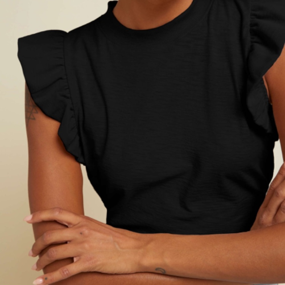 Nation Paulette tank in black